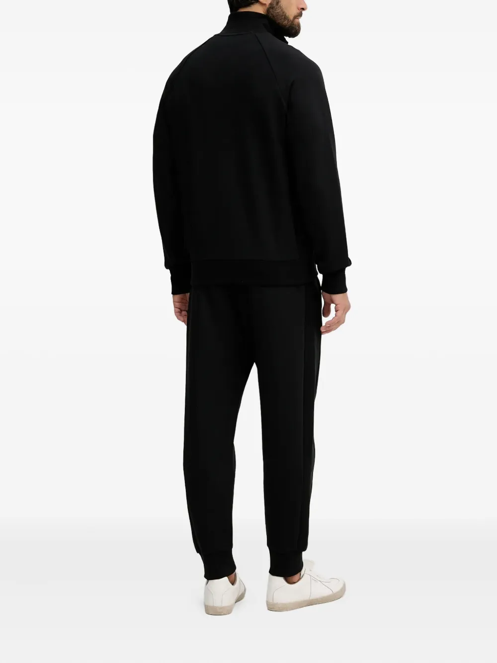 BOSS Trui met ritssluiting Zwart