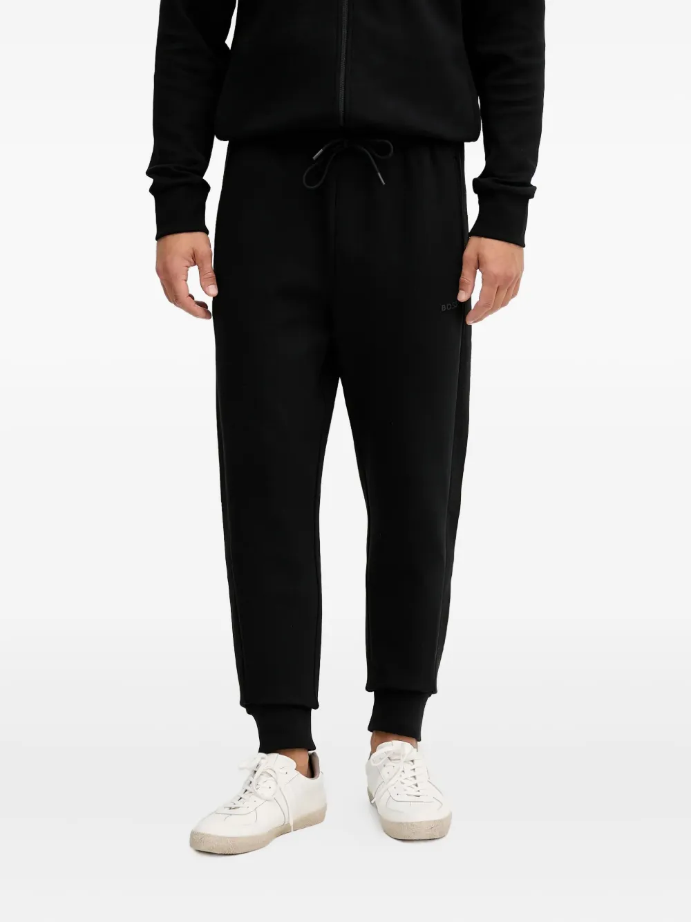 BOSS Trui met ritssluiting Zwart