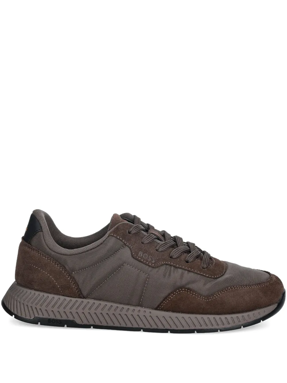 BOSS panelled lace-up sneakers Bruin