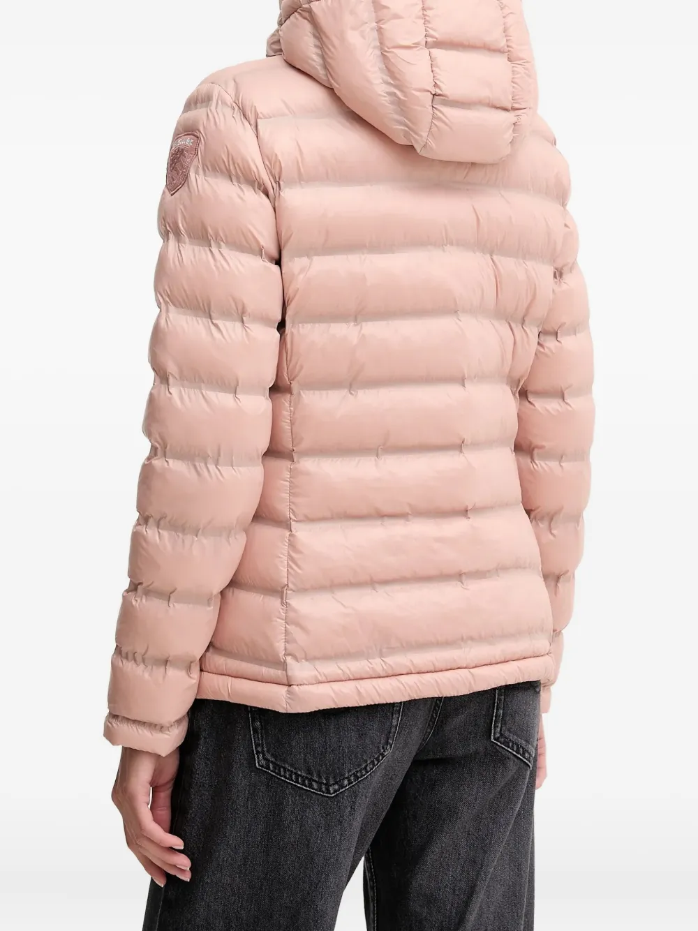 Blauer Hooded-neckline Padded Jacket In Pink