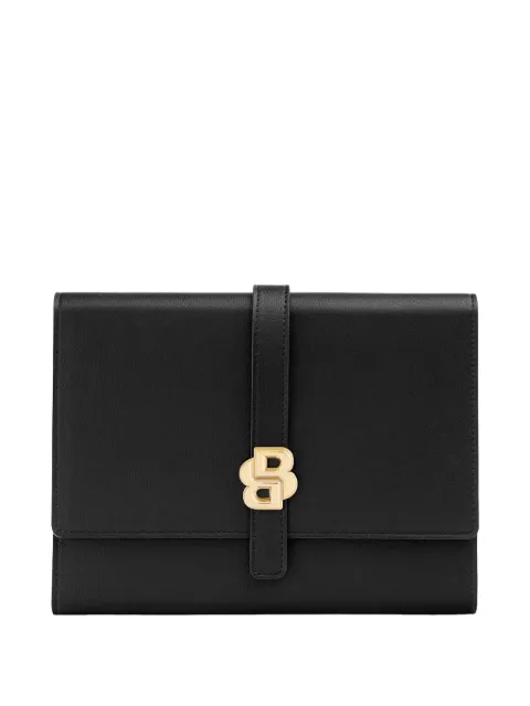 BOSS logo-buckle document case