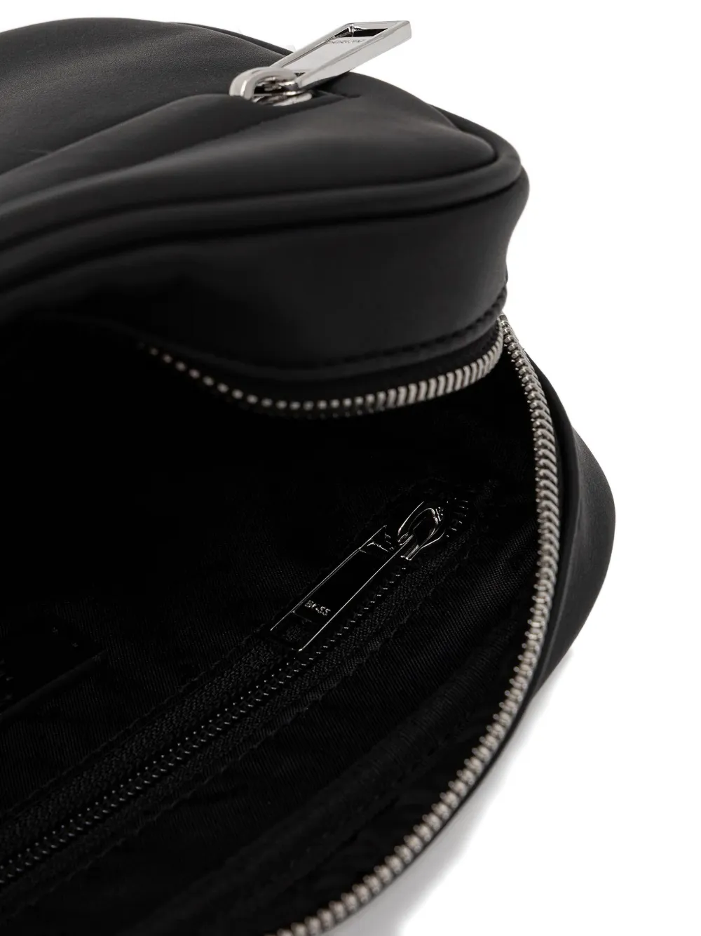 BOSS Messengertas met logodetail Zwart