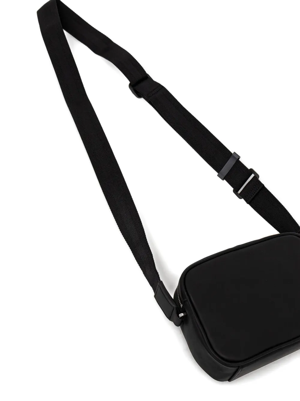 BOSS Messengertas met logodetail Zwart