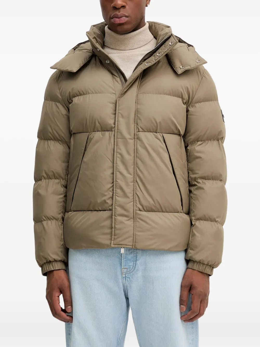 BOSS Corbinian5 hooded jacket | Brown | Image 1