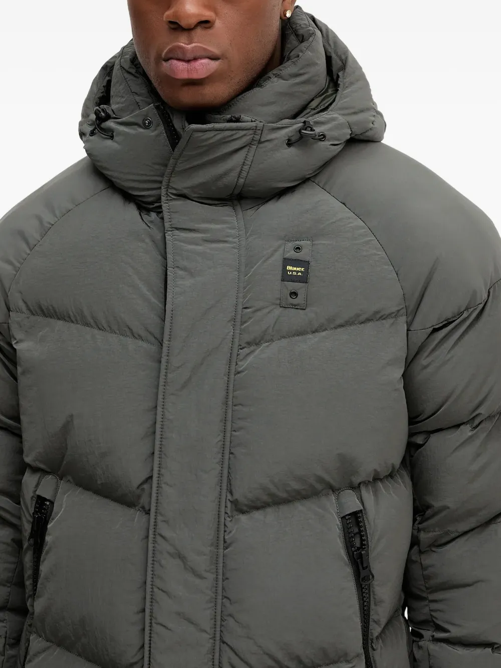 Blauer Jack met ritssluiting Groen