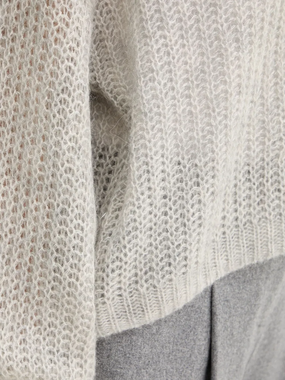 Hugo Boss Open-front Cardigan In Neutral