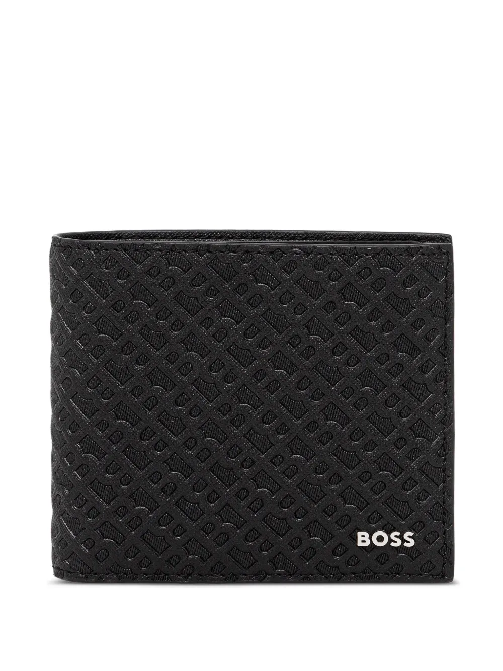BOSS cartera con logo en relieve | negro | Image 1