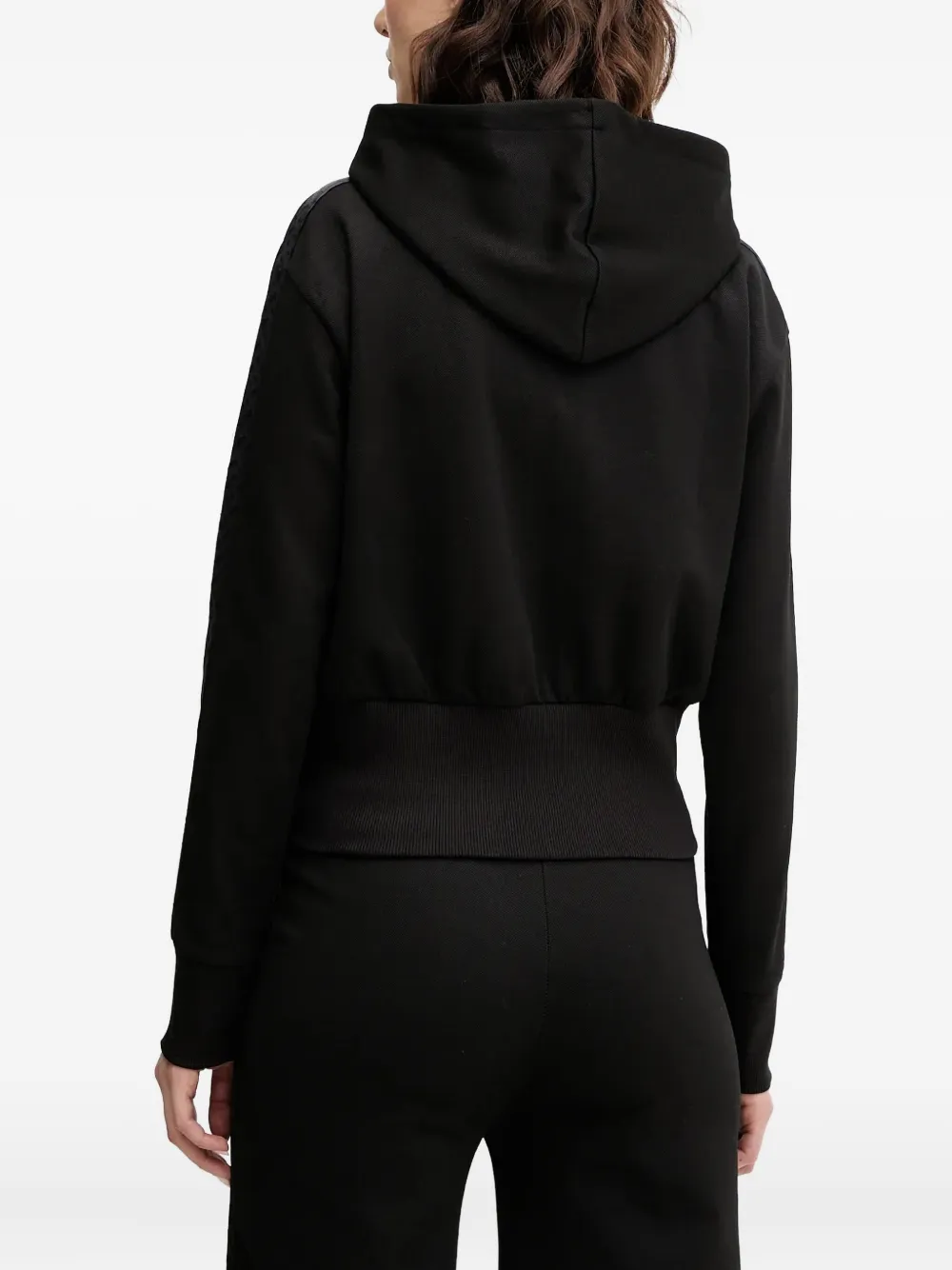 Hugo Boss Zip-up Hoodie In Black