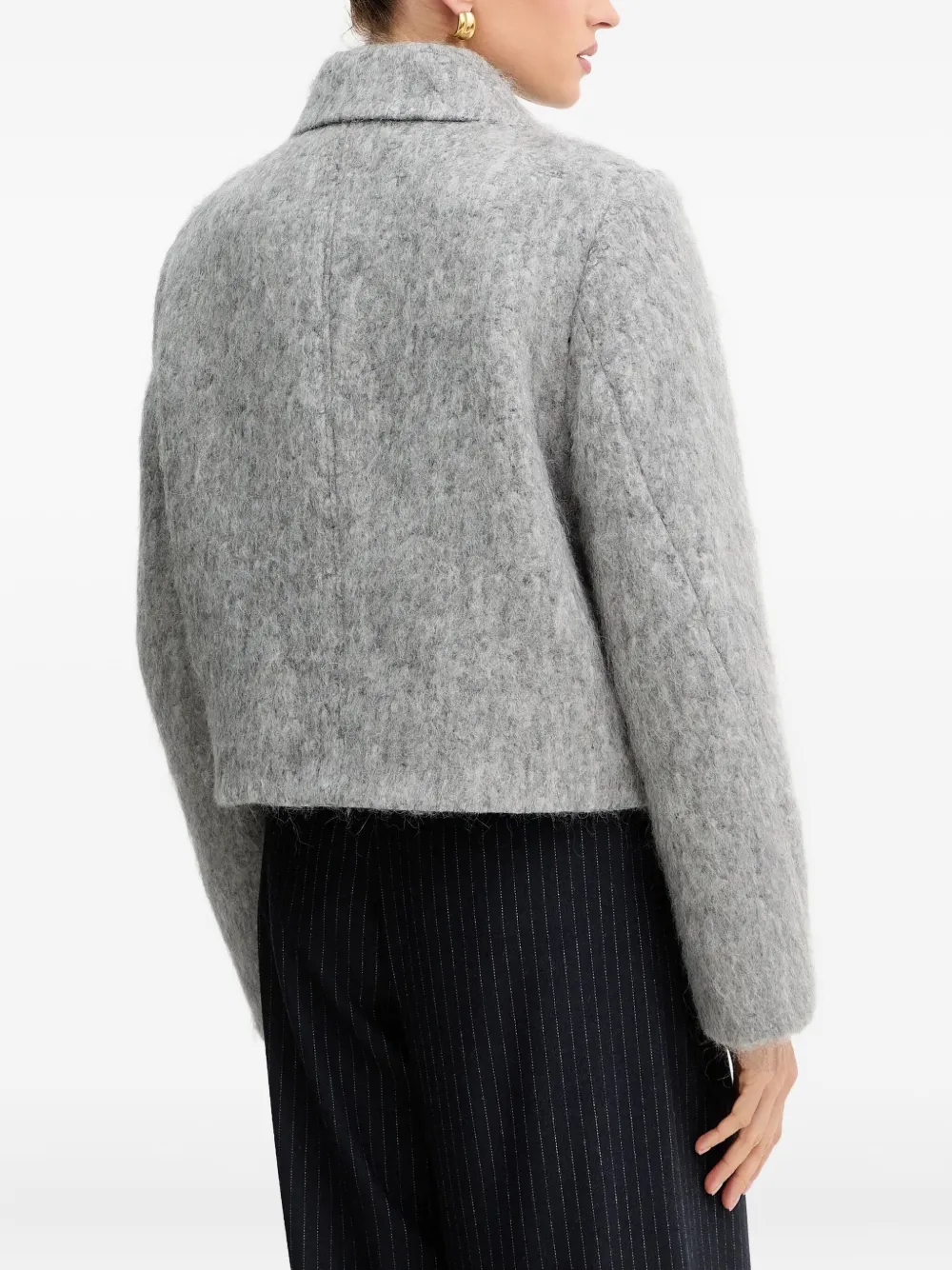 BOSS Jack met rits Grijs