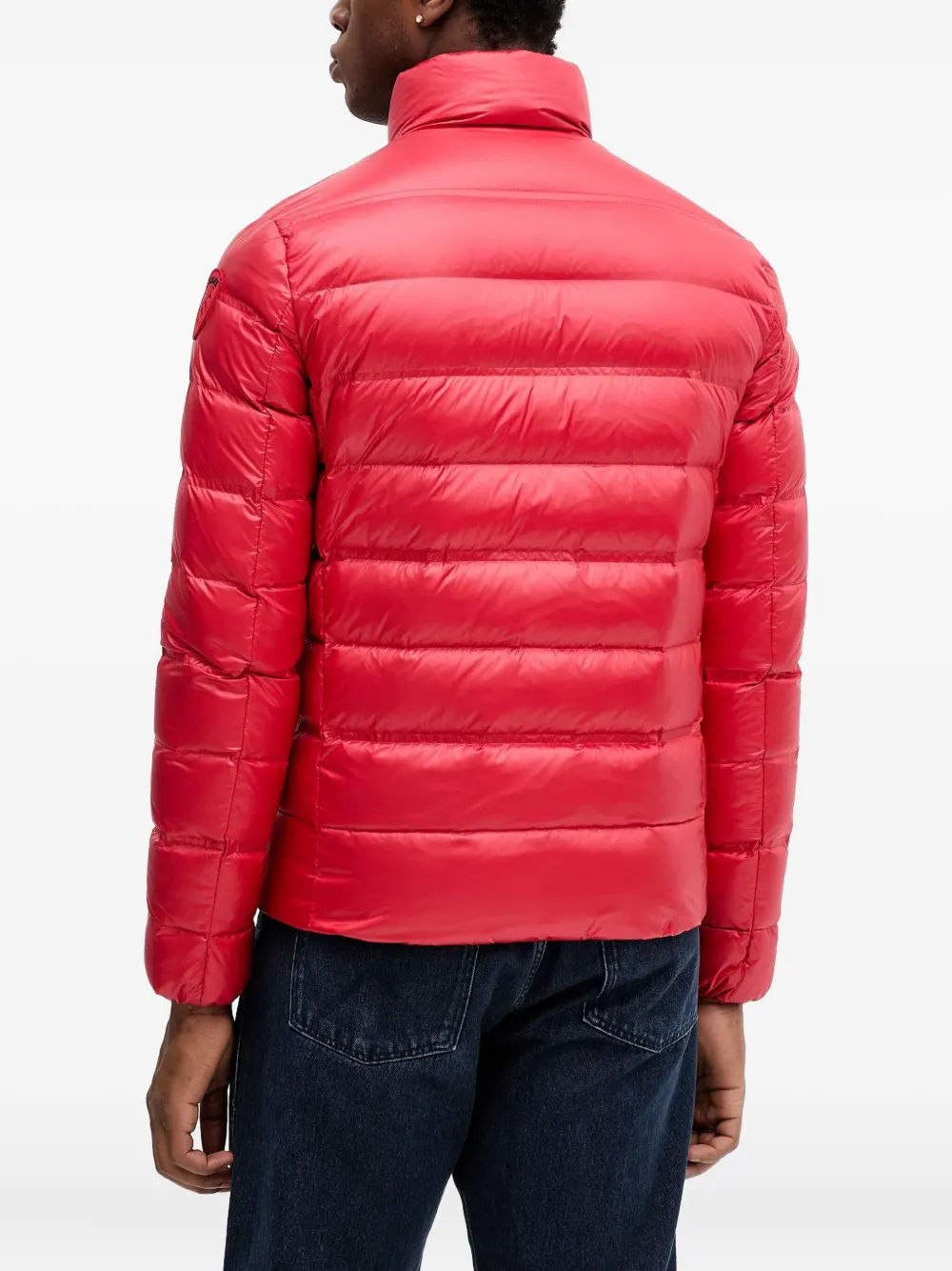 Blauer Zip-fastening Jacket In Red
