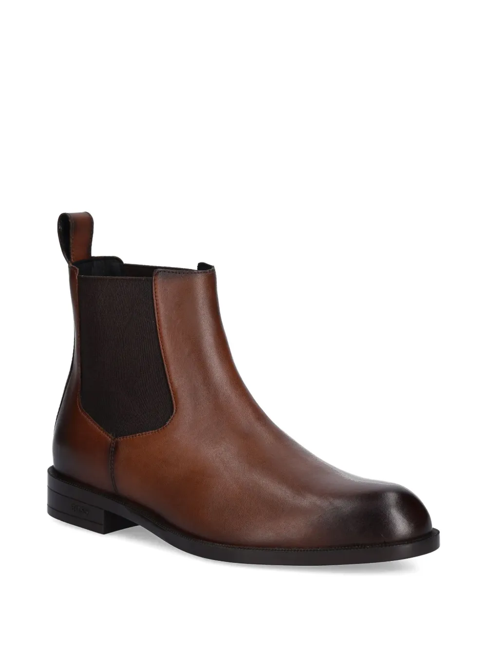 BOSS pull-tab chelsea boots Bruin