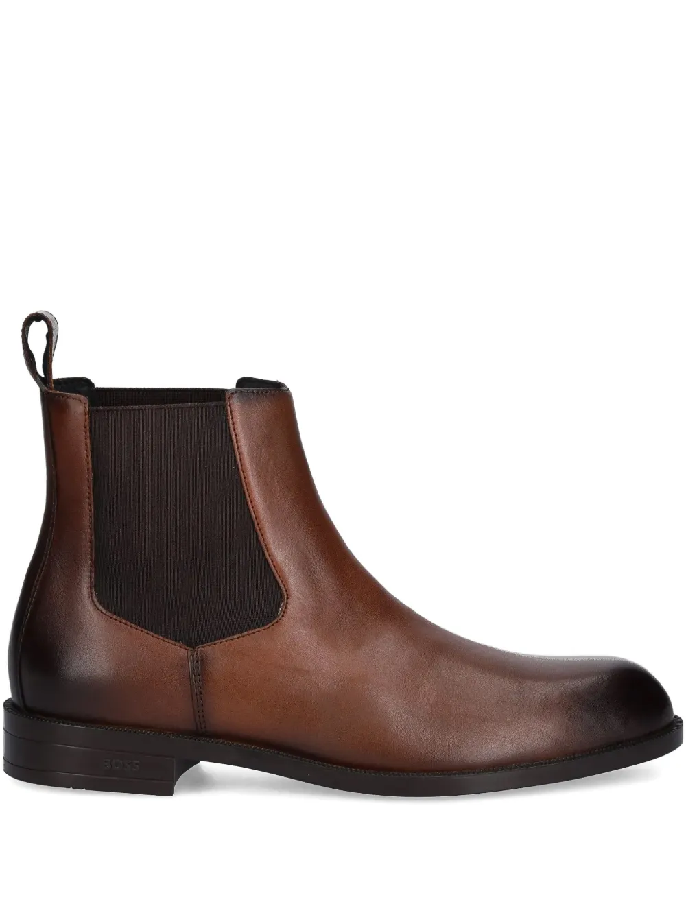 BOSS pull-tab chelsea boots Bruin