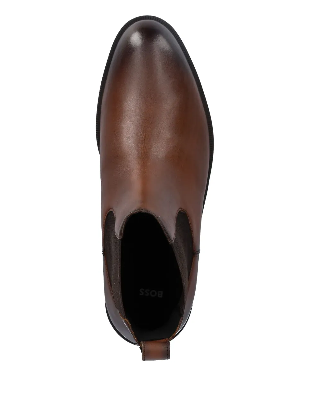 BOSS pull-tab chelsea boots Bruin