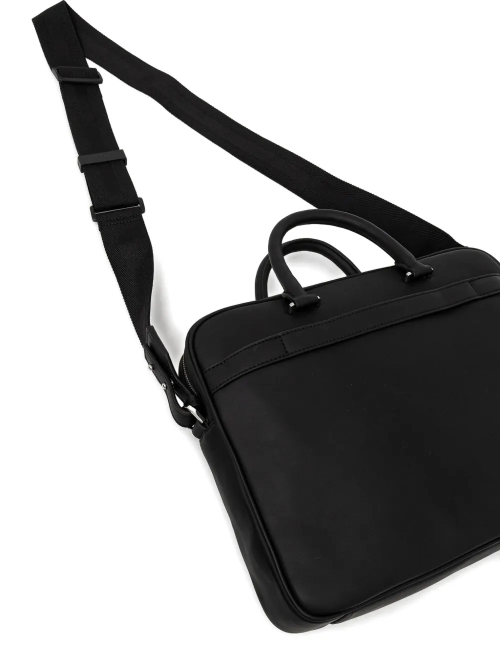 BOSS Laptoptas met textuur Zwart