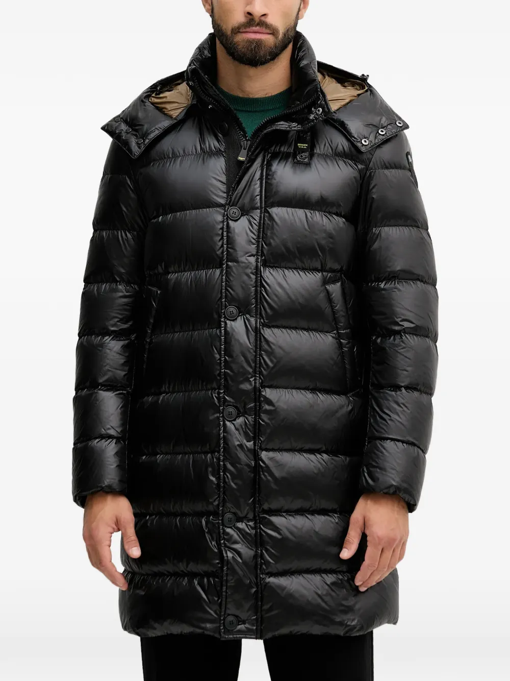 Blauer Carver hooded padded coat - Nero