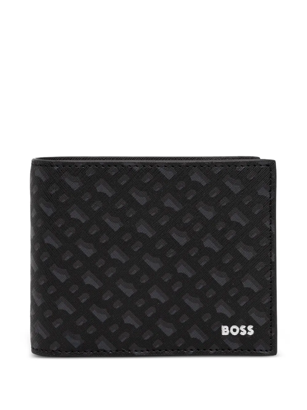 BOSS logo-embossed wallet | Black | Image 1
