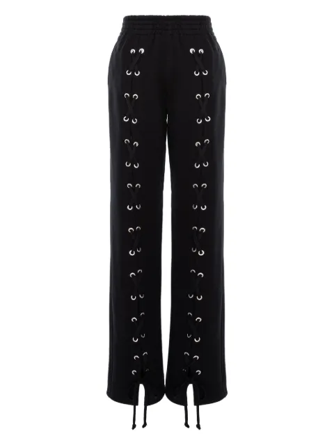 HAMZA eyelet lace-up trousers