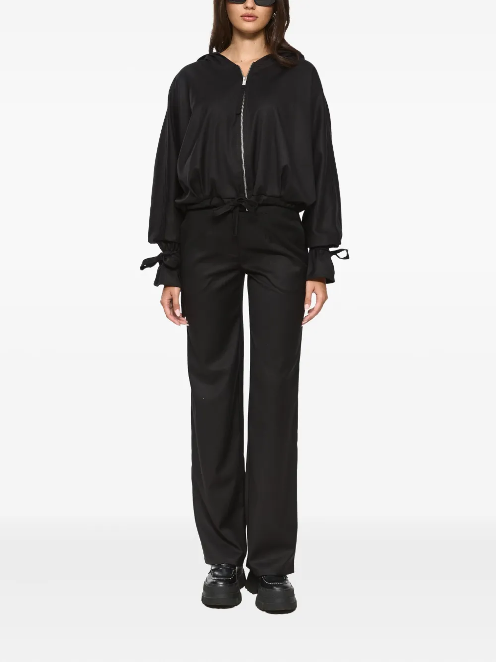 HAMZA Swan trousers - Zwart