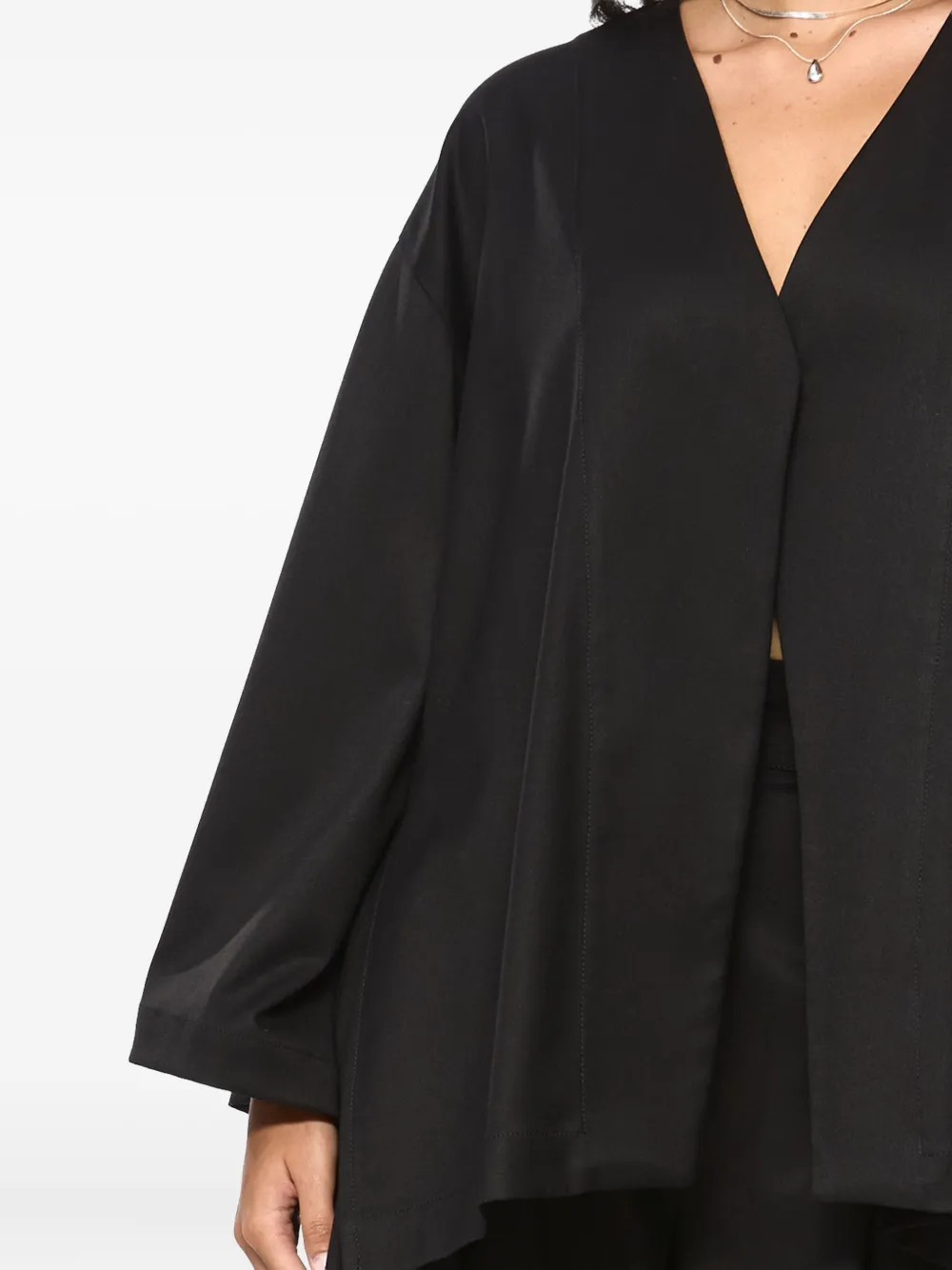 HAMZA Kimi jack met wijde mouwen Zwart