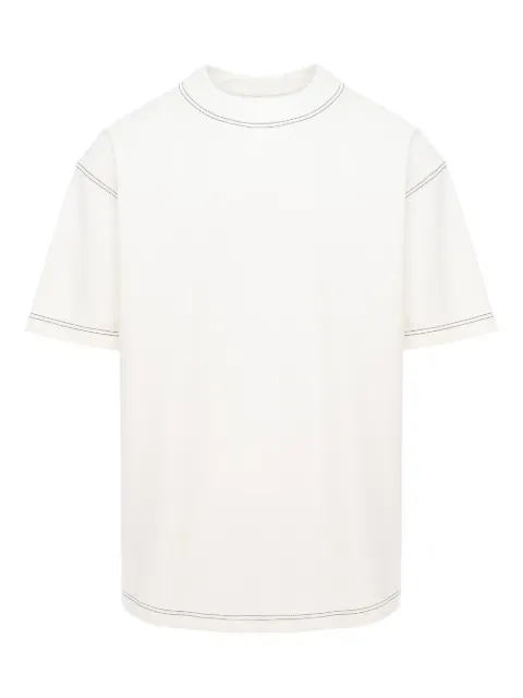 HAMZA Khan stitch-detail T-shirt