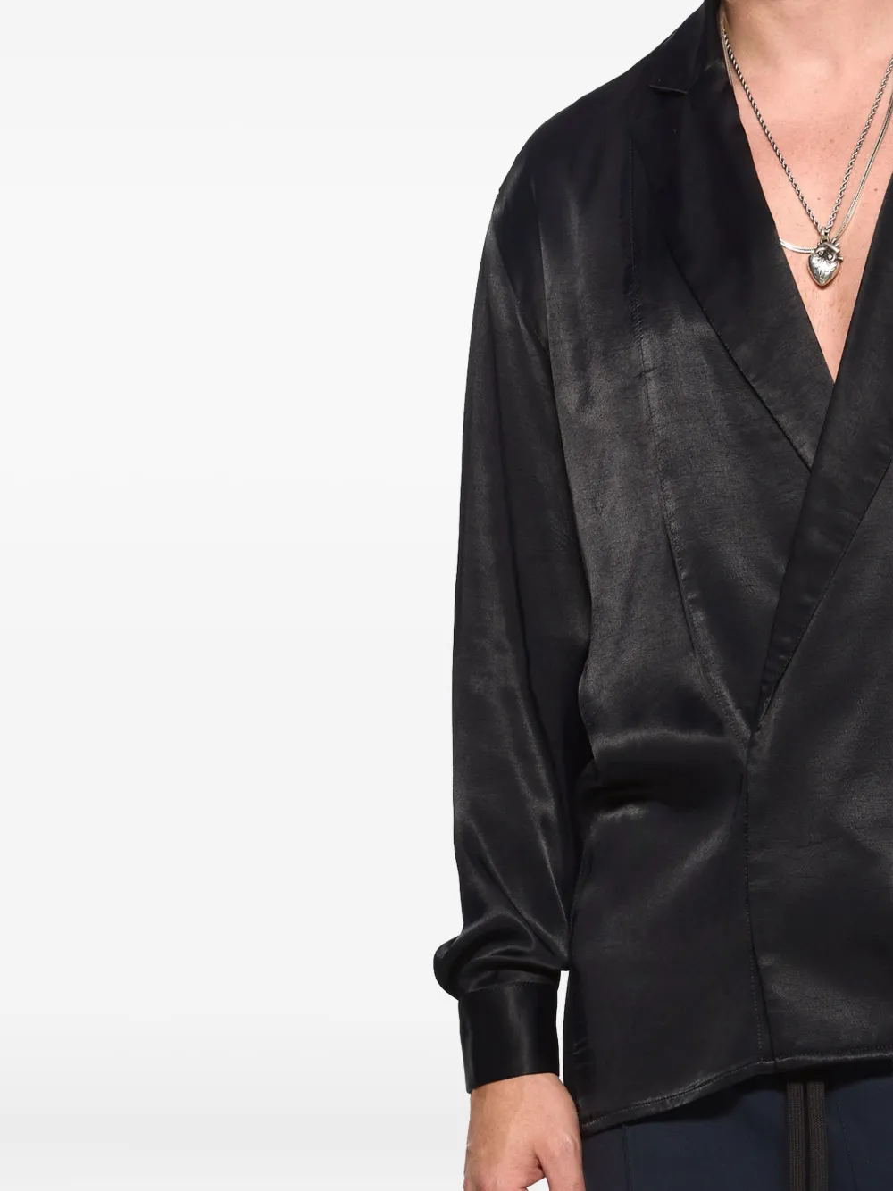 Hamza Thom Jacket In Black