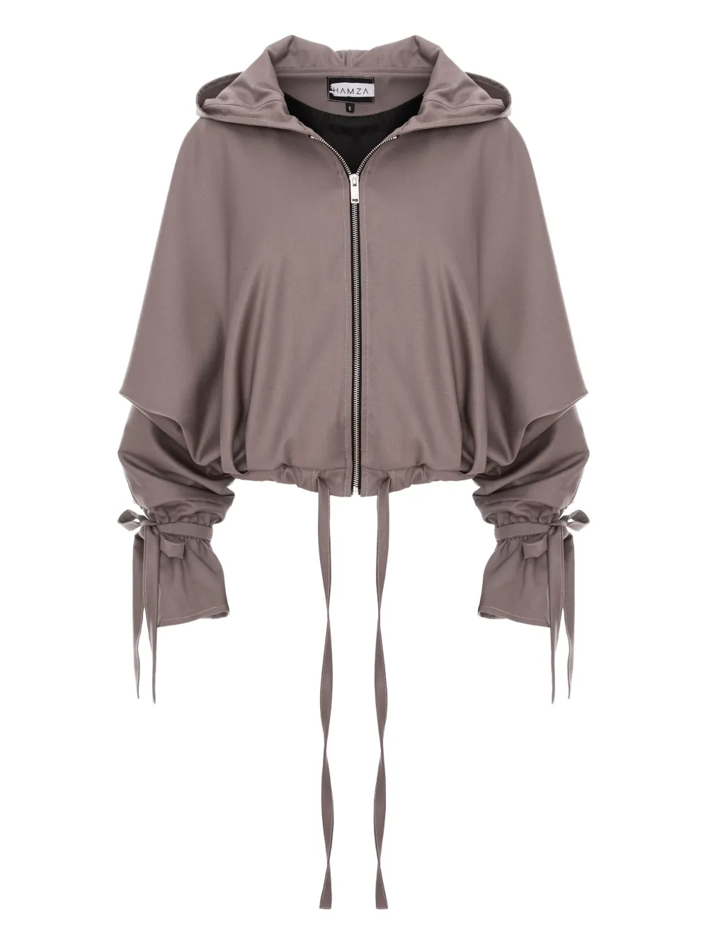 HAMZA Swan hooded jacket | tons neutres | Image 1