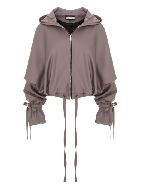 HAMZA Swan hooded jacket