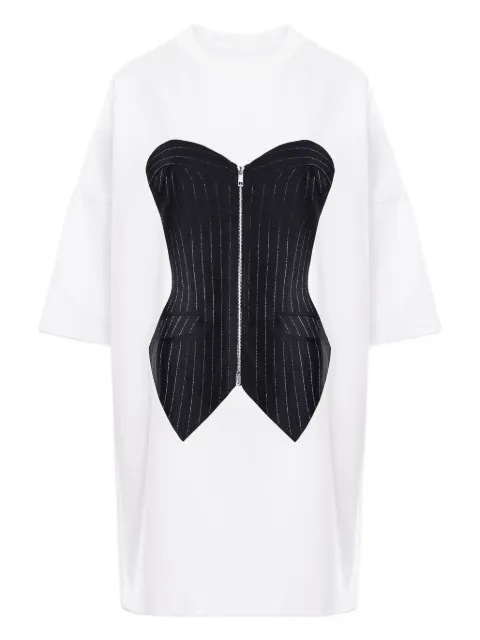 HAMZA robe courte à rayures