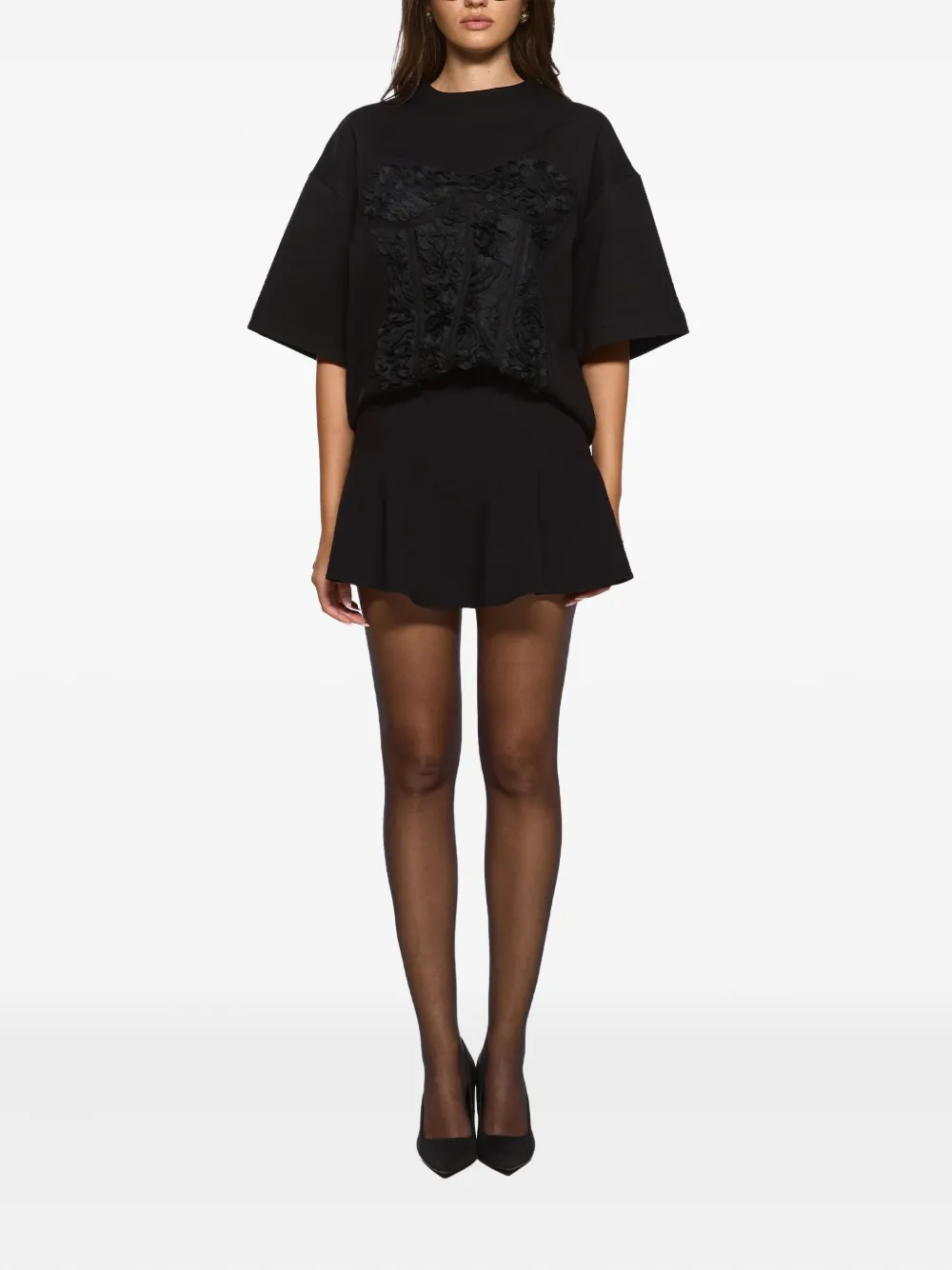 HAMZA floral corset top | T-Shirts & Jersey Shirts | Image 2