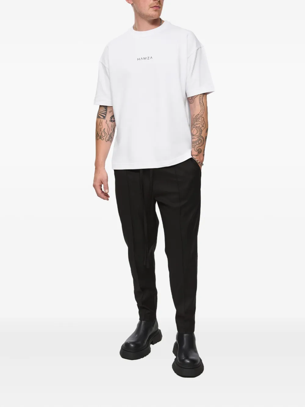 HAMZA Riyad T-shirt - Wit
