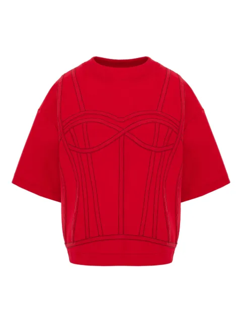 HAMZA Karo panelled top