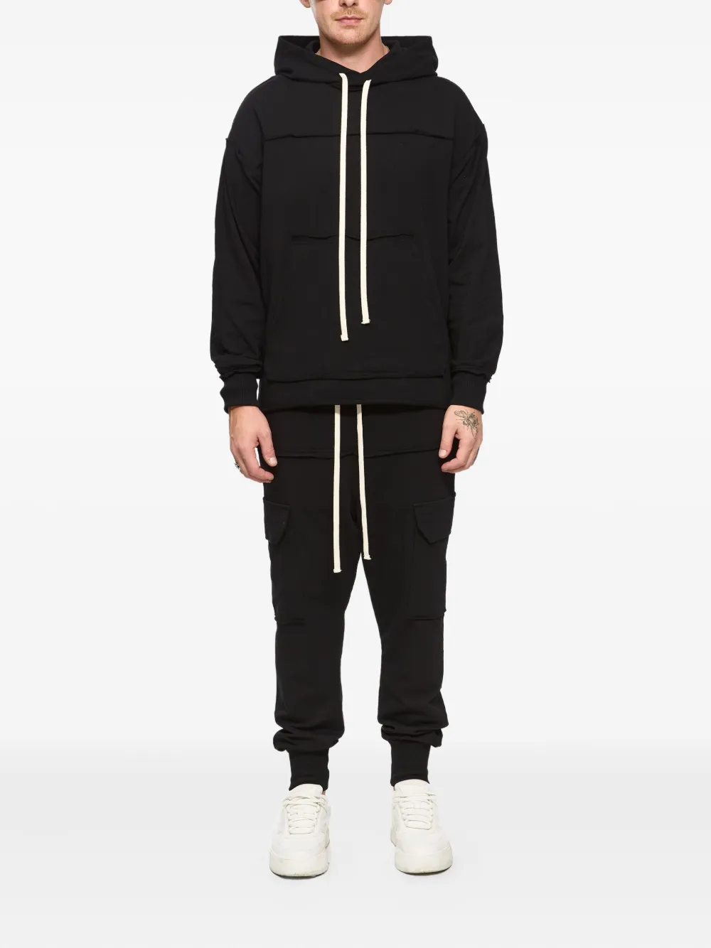 Hamza Crudo Hoodie In Black