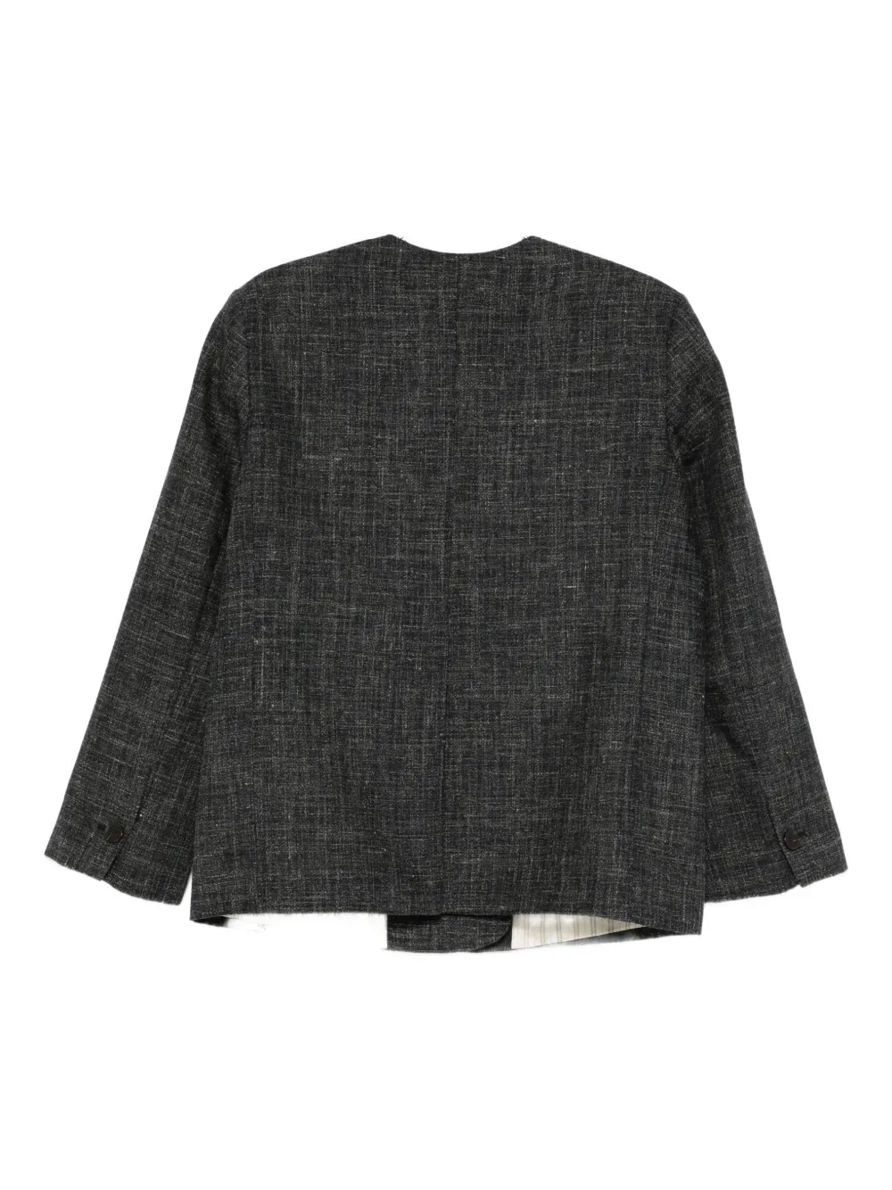 Alysi Double-breasted Blazer In Black