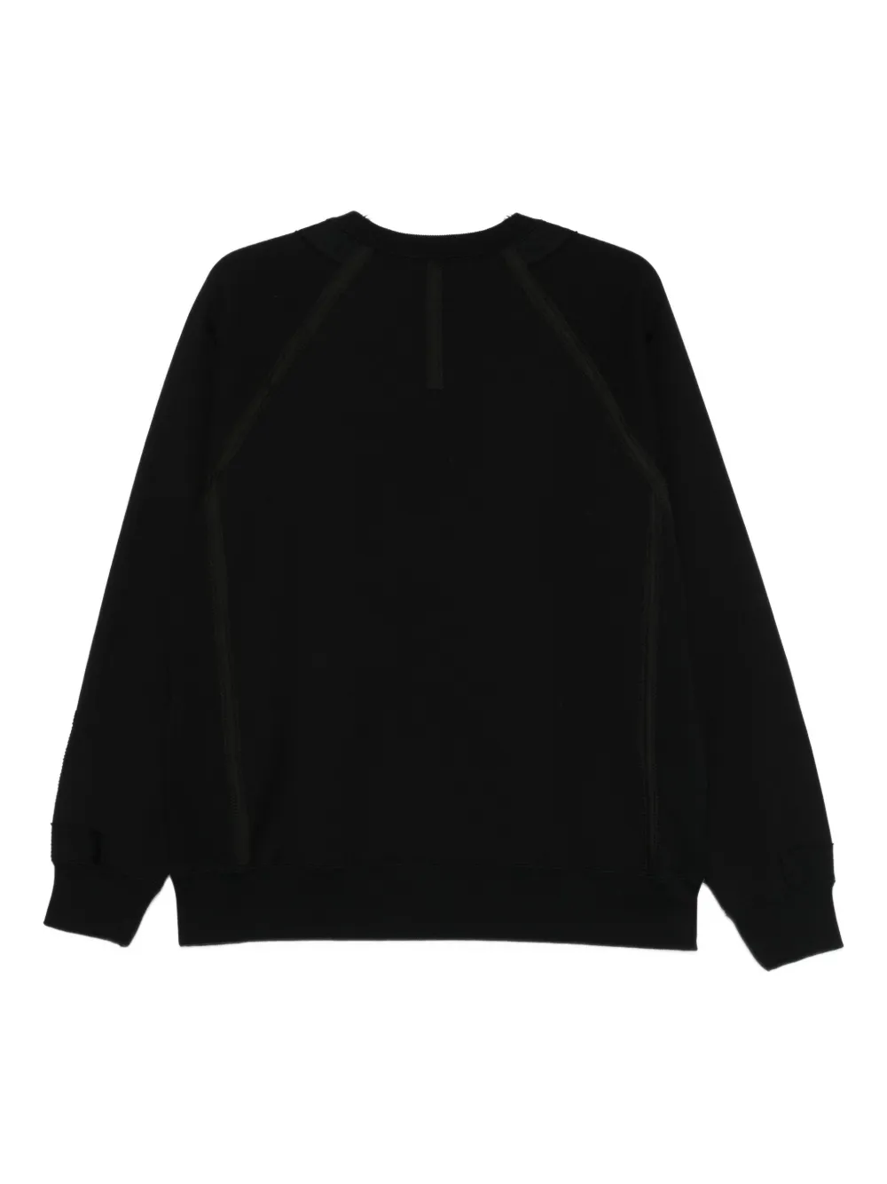 Undercover panelled crew-neck sweatshirt - Zwart