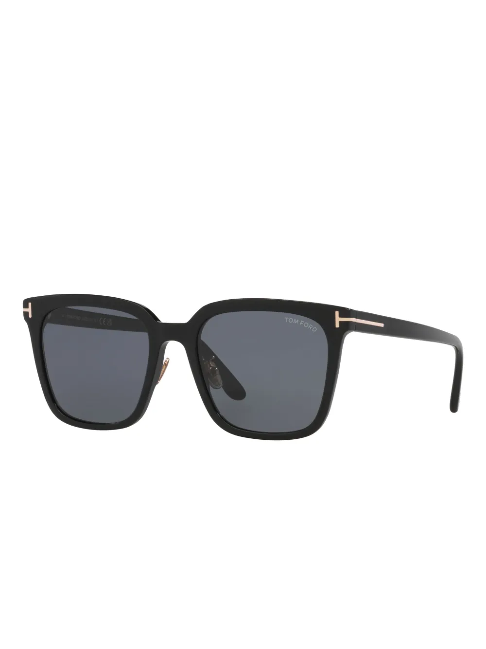 Tom Ford Ft1132-k Square-frame Sunglasses In Black