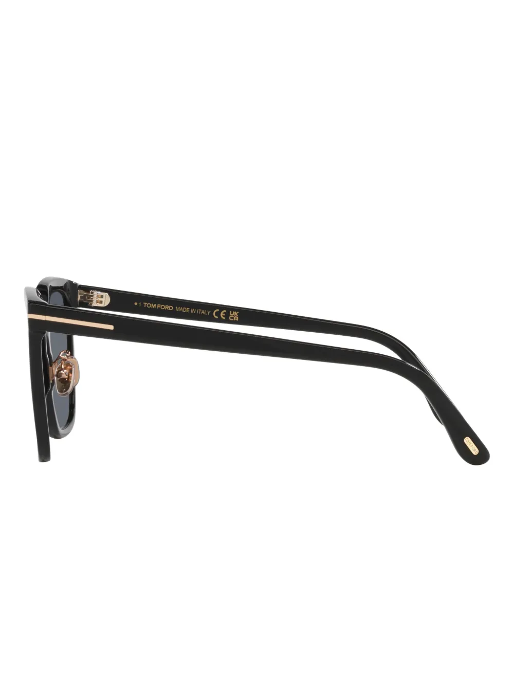 Tom Ford Ft1132-k Square-frame Sunglasses In Black