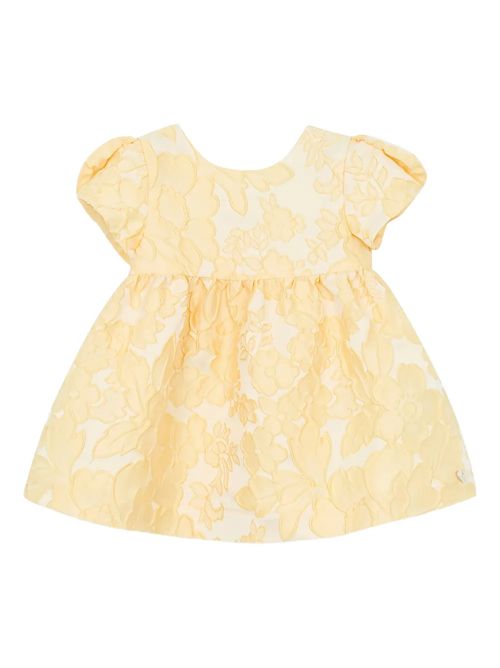 Tartine Et Chocolat Pollen-embrodery Dress In Yellow