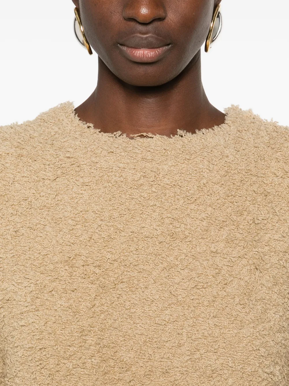 Séfr Virgin Wool-blend Jumper In Neutral
