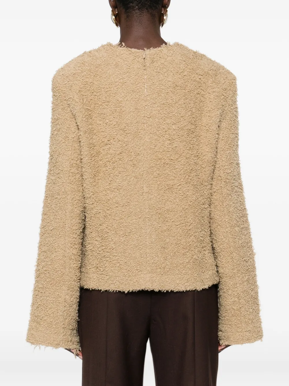 Séfr Virgin Wool-blend Jumper In Neutral