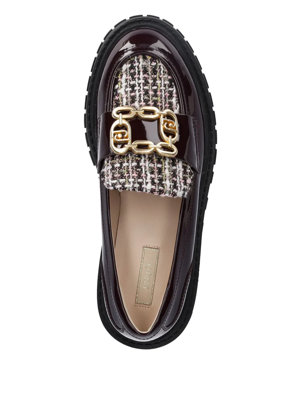 LIU JO Loafers met tweed vlak Rood