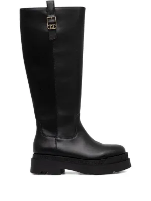 Miu Miu Leather Boots | Black | FARFETCH