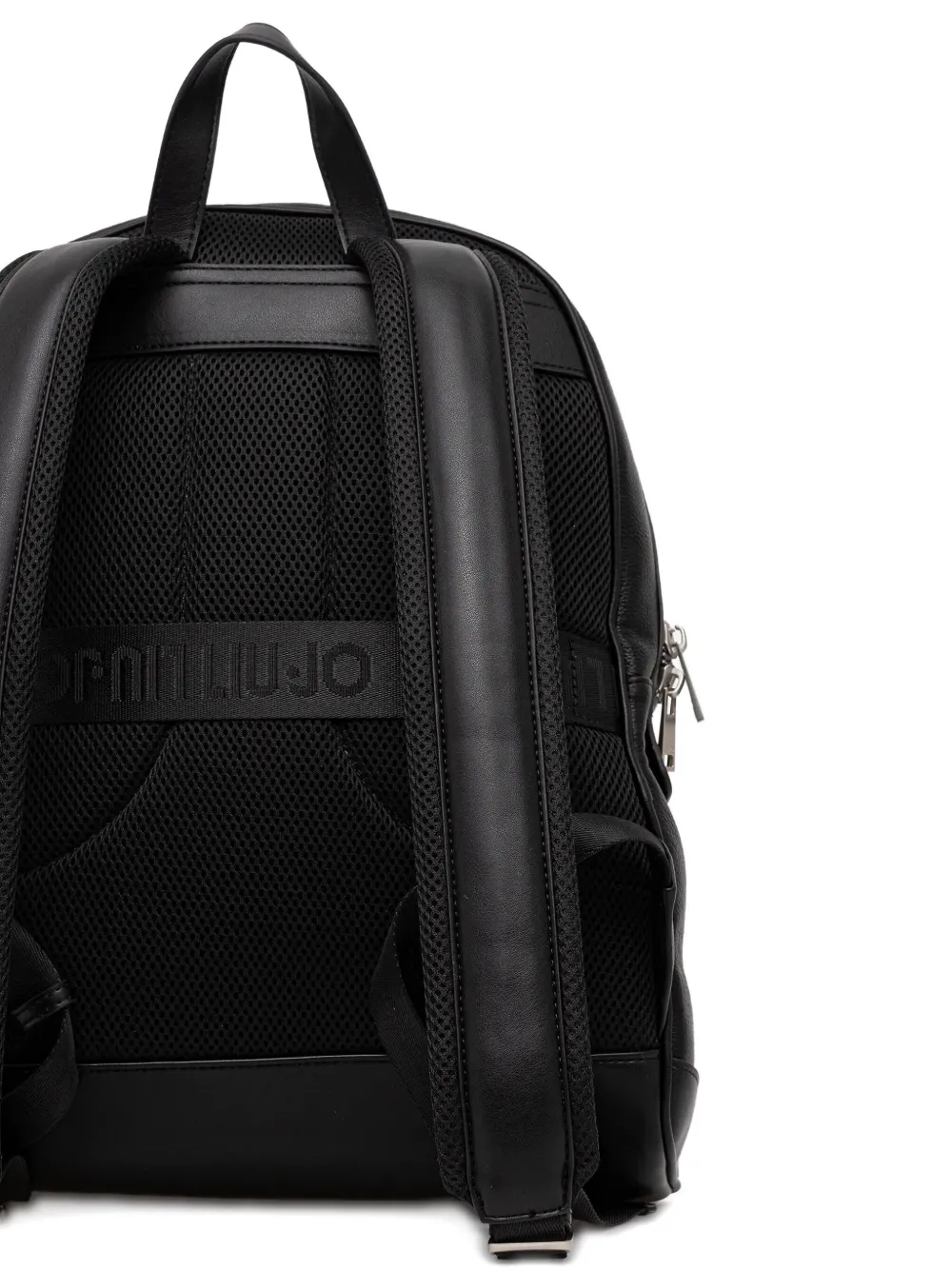 Liu •jo Pocket Logo Backpack In Black