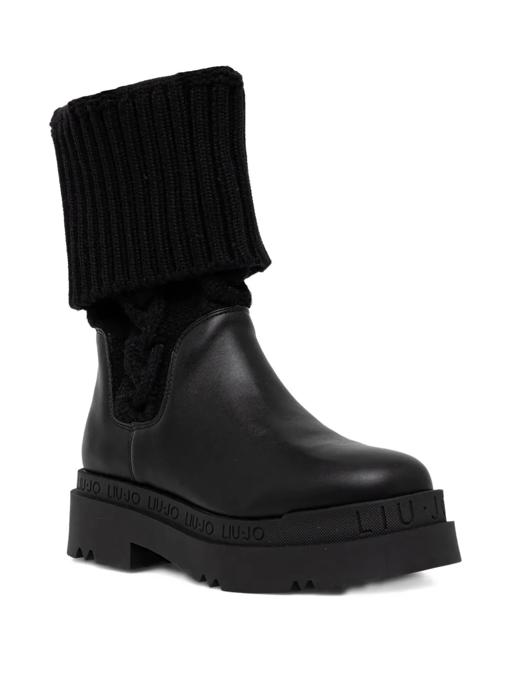 LIU JO knitted-panel boots | Chelsea Boots | Image 2