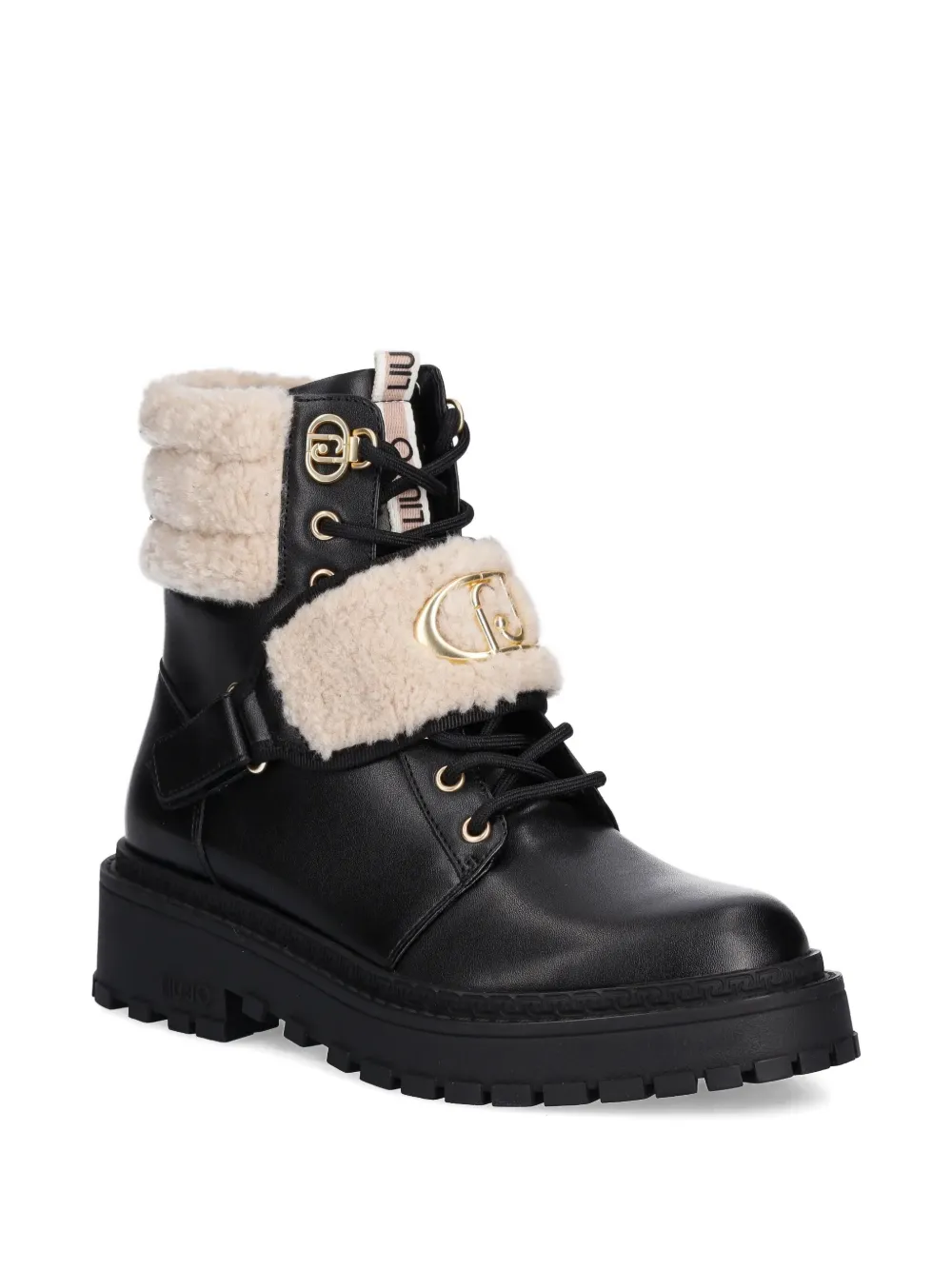 LIU JO faux fur-trim combat boots | Botas militares | Image 2