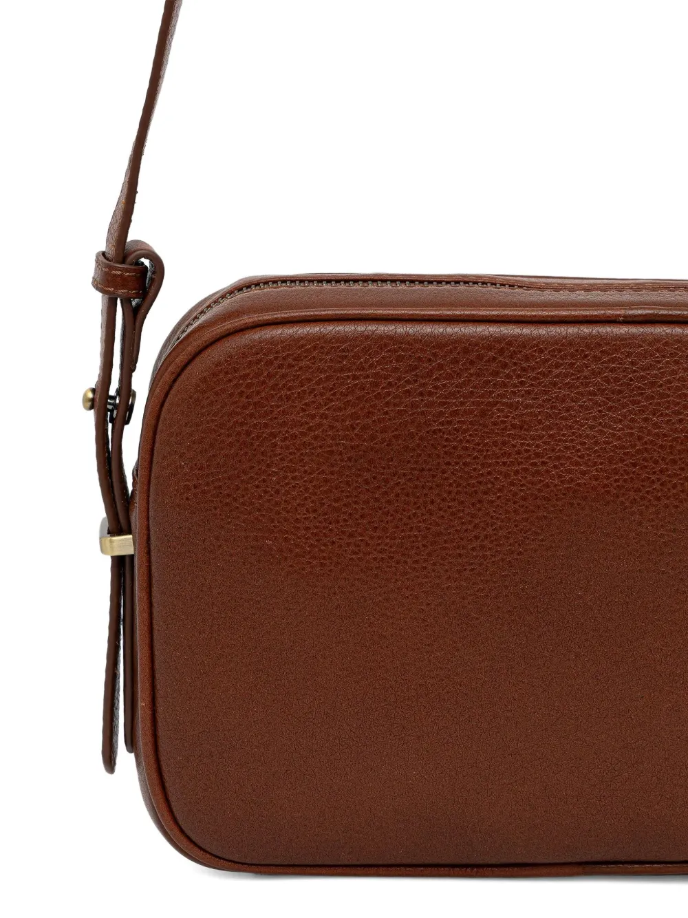 Barbour Daphne leren crossbodytas Bruin