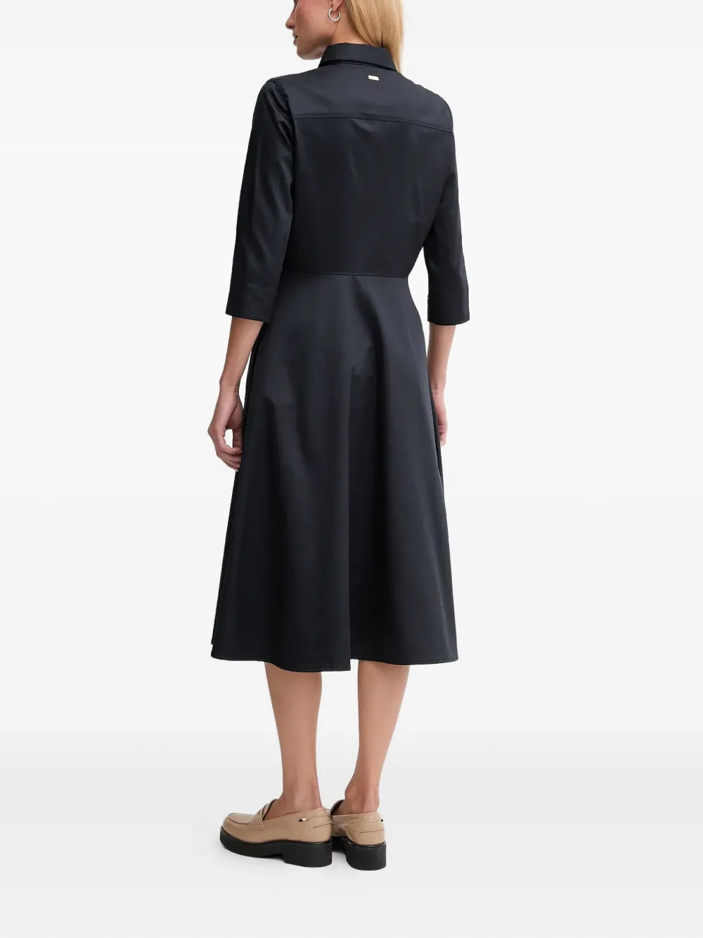 Barbour Saffron midi dress - Blauw