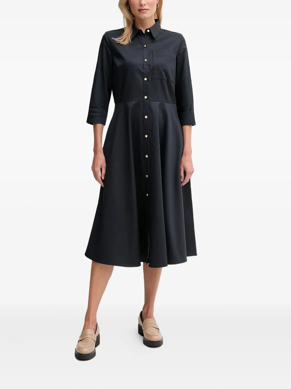 Barbour Saffron midi dress - Blu