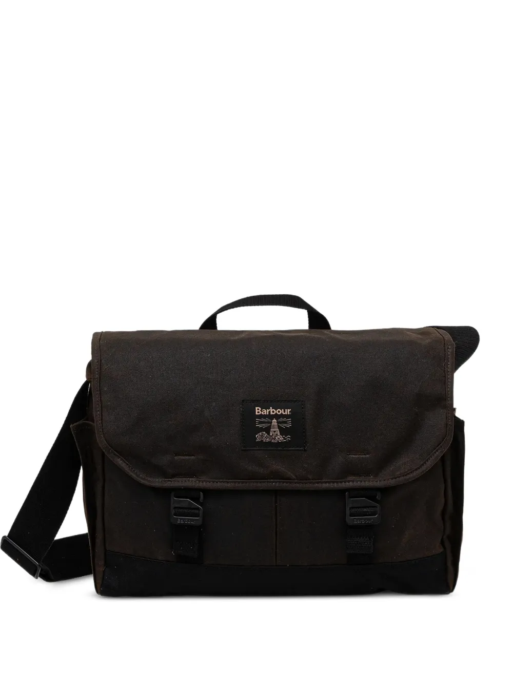 Barbour logo-patch satchel | Brown | Image 1