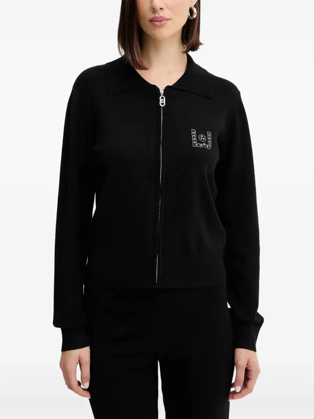 LIU JO Jogginganzug mit Logo-Verzierung | Schwarz | Image 1