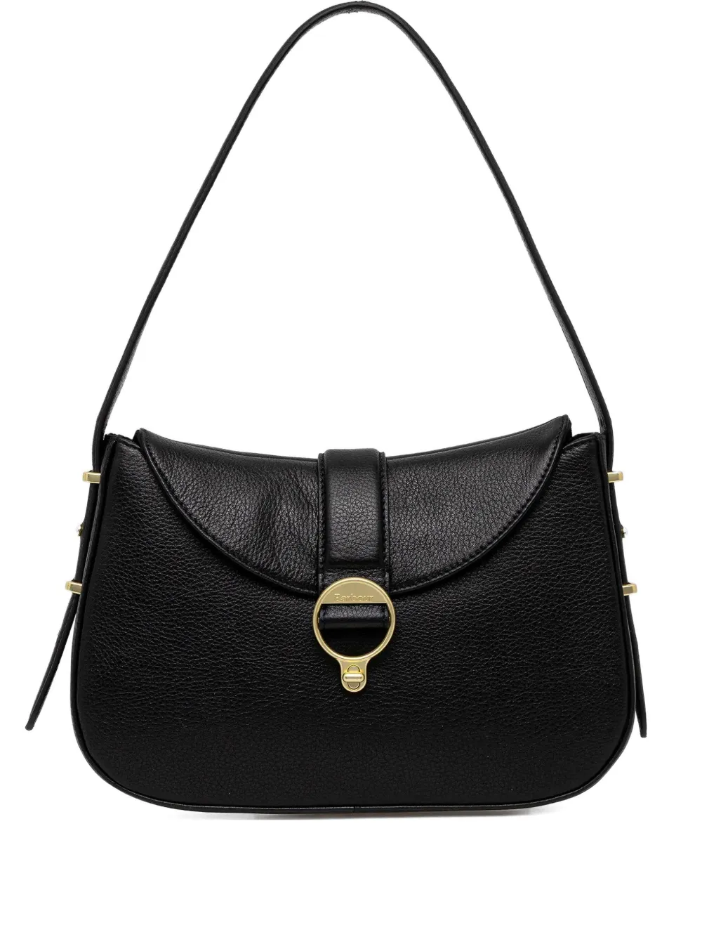 Barbour Alder Buckle-detail Shoulder Bag In Black